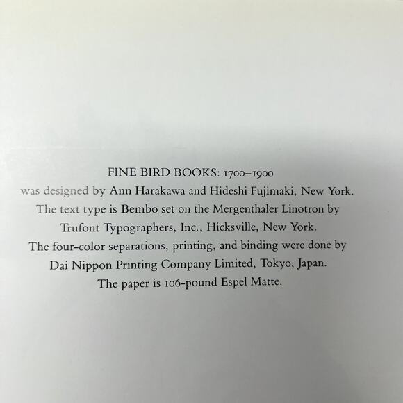 Fine Bird Books 1700-1900 by Sacheverell Sitwell Atlantic Monthly hardcover book - Picture 12 of 13